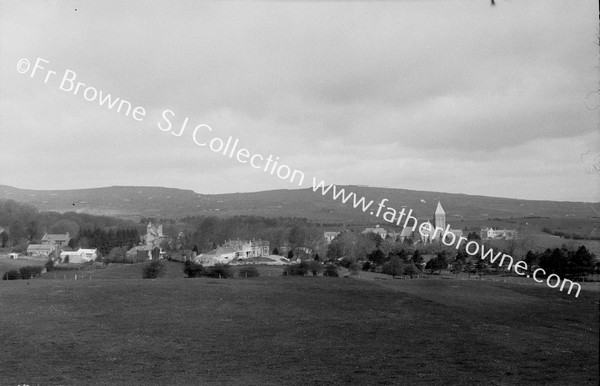 PANORAMA FROM RAILWAY HILL ABBEY & CHURCH